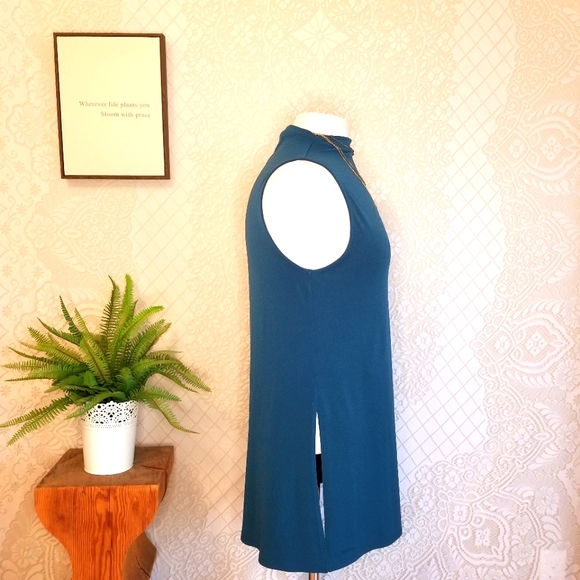Teal Blue Tunic / Tank - Picture 2 of 11